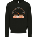 30th Birthday 30 Year Old Ageometer Funny Mens Sweatshirt Jumper Black