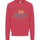 30th Birthday 30 Year Old Awesome Looks Like Mens Sweatshirt Jumper Heliconia