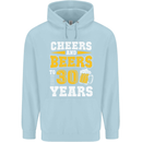 30th Birthday 30 Year Old Funny Alcohol Mens 80% Cotton Hoodie Light Blue