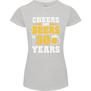 30th Birthday 30 Year Old Funny Alcohol Womens Petite Cut T-Shirt Sports Grey