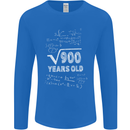 30th Birthday 30 Year Old Geek Funny Maths Mens Long Sleeve T-Shirt Royal Blue