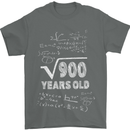 30th Birthday 30 Year Old Geek Funny Maths Mens T-Shirt 100% Cotton Charcoal