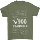 30th Birthday 30 Year Old Geek Funny Maths Mens T-Shirt 100% Cotton Military Green