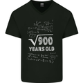 30th Birthday 30 Year Old Geek Funny Maths Mens V-Neck Cotton T-Shirt Black