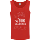 30th Birthday 30 Year Old Geek Funny Maths Mens Vest Tank Top Red
