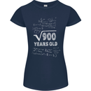 30th Birthday 30 Year Old Geek Funny Maths Womens Petite Cut T-Shirt Navy Blue