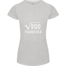 30th Birthday 30 Year Old Geek Funny Maths Womens Petite Cut T-Shirt Sports Grey