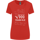 30th Birthday 30 Year Old Geek Funny Maths Womens Wider Cut T-Shirt Red