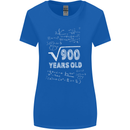 30th Birthday 30 Year Old Geek Funny Maths Womens Wider Cut T-Shirt Royal Blue