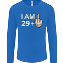 30th Birthday Funny Offensive 30 Year Old Mens Long Sleeve T-Shirt Royal Blue