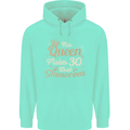 30th Birthday Queen Thirty Years Old 30 Mens 80% Cotton Hoodie Peppermint