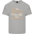 30th Birthday Queen Thirty Years Old 30 Mens Cotton T-Shirt Tee Top Sports Grey