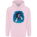 3D Scuba Diver Diving Childrens Kids Hoodie Light Pink