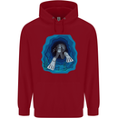 3D Scuba Diver Diving Childrens Kids Hoodie Red
