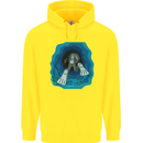 3D Scuba Diver Diving Childrens Kids Hoodie Yellow