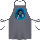 3D Scuba Diver Diving Cotton Apron 100% Organic Steel