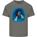 3D Scuba Diver Diving Kids T-Shirt Childrens Charcoal