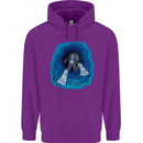 3D Scuba Diver Diving Mens 80% Cotton Hoodie Purple