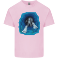 3D Scuba Diver Diving Mens Cotton T-Shirt Tee Top Light Pink