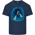 3D Scuba Diver Diving Mens Cotton T-Shirt Tee Top Navy Blue