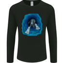 3D Scuba Diver Diving Mens Long Sleeve T-Shirt Black