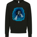 3D Scuba Diver Diving Mens Sweatshirt Jumper Black