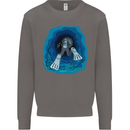 3D Scuba Diver Diving Mens Sweatshirt Jumper Charcoal