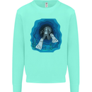 3D Scuba Diver Diving Mens Sweatshirt Jumper Peppermint