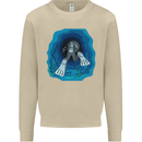 3D Scuba Diver Diving Mens Sweatshirt Jumper Sand