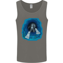 3D Scuba Diver Diving Mens Vest Tank Top Charcoal