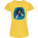 3D Scuba Diver Diving Womens Petite Cut T-Shirt Yellow