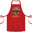 40 Year Old Banger Birthday 40th Year Old Cotton Apron 100% Organic Red