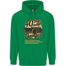 40 Year Old Banger Birthday 40th Year Old Mens 80% Cotton Hoodie Irish Green