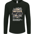 40 Year Old Banger Birthday 40th Year Old Mens Long Sleeve T-Shirt Black