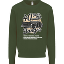 40 Year Old Banger Birthday 40th Year Old Mens Sweatshirt Jumper Forest Green