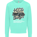 40 Year Old Banger Birthday 40th Year Old Mens Sweatshirt Jumper Peppermint
