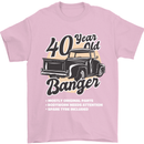 40 Year Old Banger Birthday 40th Year Old Mens T-Shirt 100% Cotton Light Pink