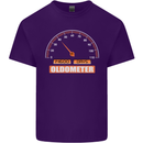40th Birthday 40 Year Old Ageometer Funny Mens Cotton T-Shirt Tee Top Purple