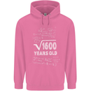 40th Birthday 40 Year Old Geek Funny Maths Mens 80% Cotton Hoodie Azelea