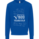 40th Birthday 40 Year Old Geek Funny Maths Mens Sweatshirt Jumper Royal Blue