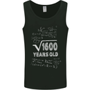 40th Birthday 40 Year Old Geek Funny Maths Mens Vest Tank Top Black