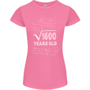 40th Birthday 40 Year Old Geek Funny Maths Womens Petite Cut T-Shirt Azalea