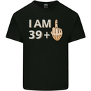 40th Birthday Funny Offensive 40 Year Old Mens Cotton T-Shirt Tee Top Black