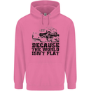 4X4 Because the World Isnt Flat Off Roading Childrens Kids Hoodie Azalea