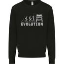 4X4 Evolution Off Road Roading Funny Kids Sweatshirt Jumper Black