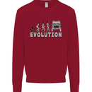 4X4 Evolution Off Road Roading Funny Kids Sweatshirt Jumper Red