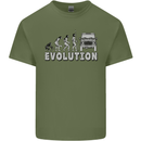 4X4 Evolution Off Road Roading Funny Mens Cotton T-Shirt Tee Top Military Green