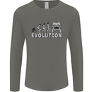 4X4 Evolution Off Road Roading Funny Mens Long Sleeve T-Shirt Charcoal