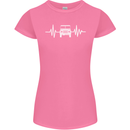4X4 Heart Beat Pulse Off Road Roading Womens Petite Cut T-Shirt Azalea