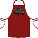 4X4 Off Road Roading 4 Wheel Drive Cotton Apron 100% Organic Maroon
